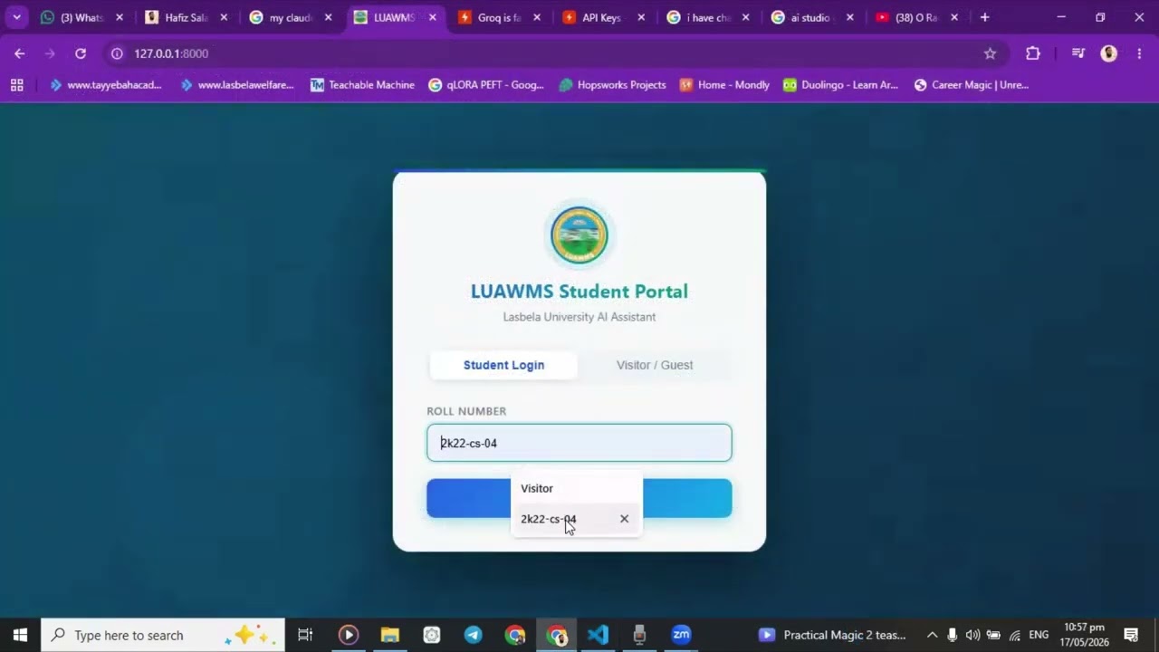 LUAWMS AI Demo