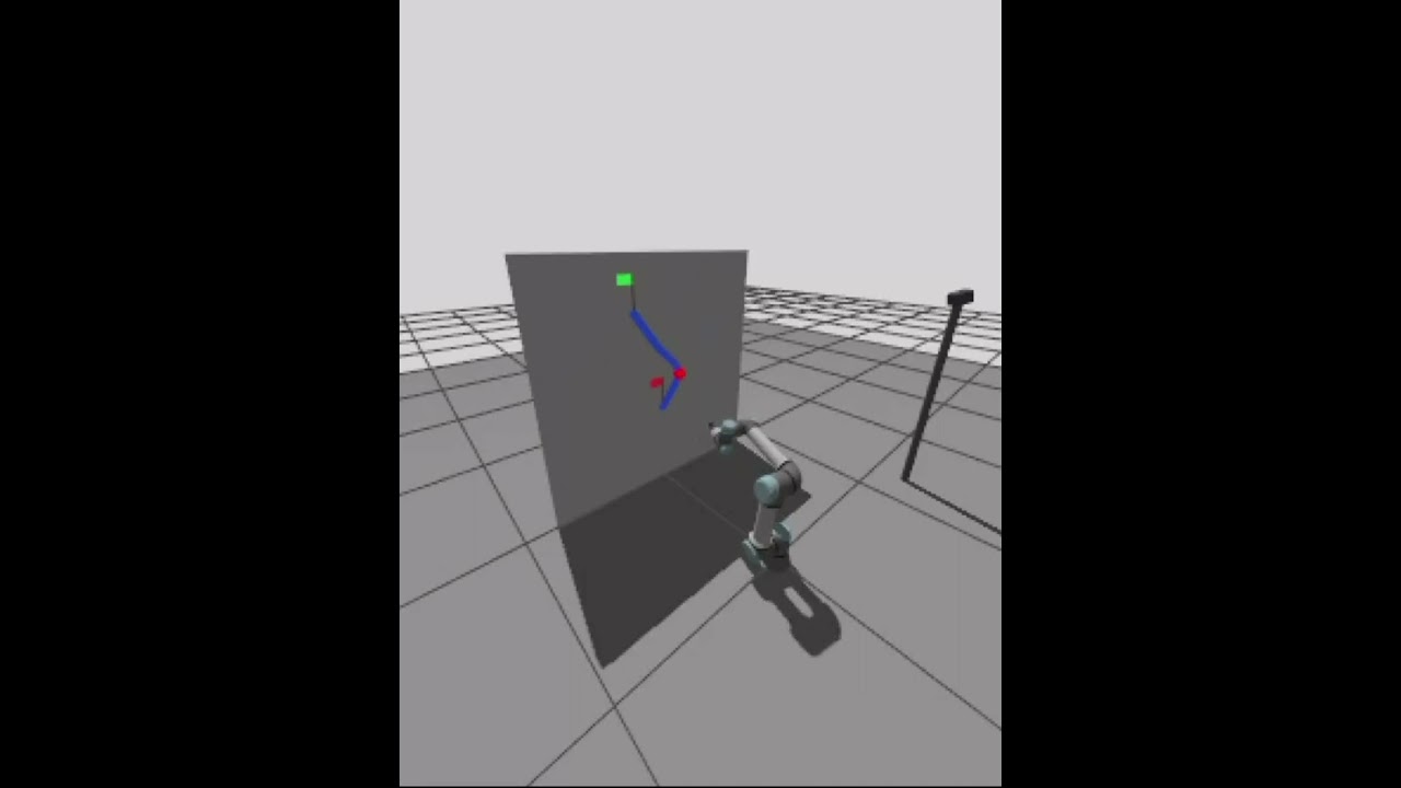 UR7e Line Follower — watch the simulation on YouTube