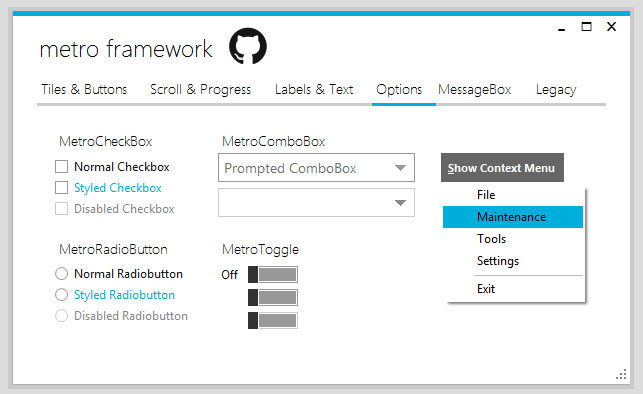 MetroFramework