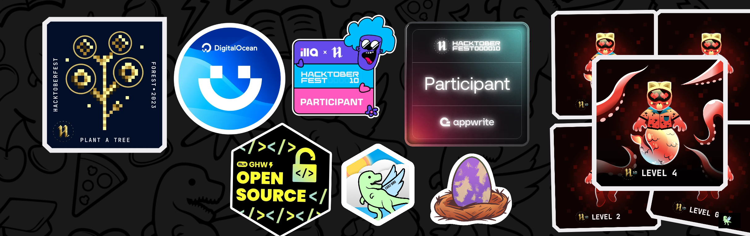 An image of @gabrielsimongianotti's Holopin badges, which is a link to view their full Holopin profile