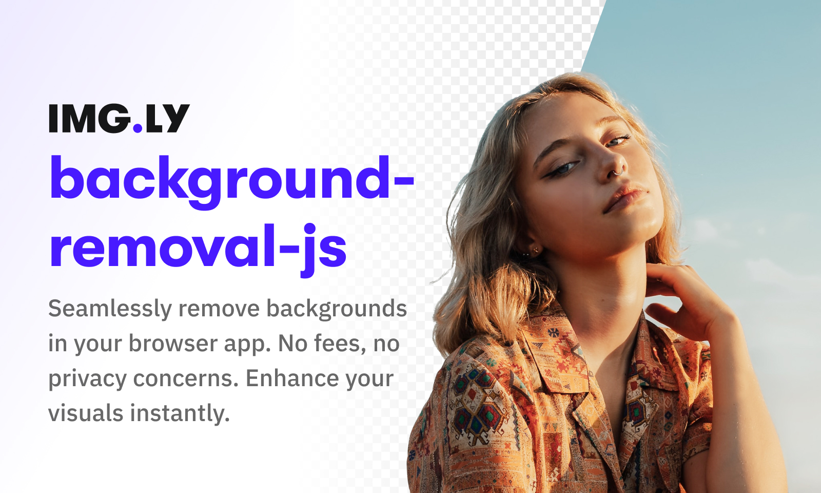 background removal js showcase