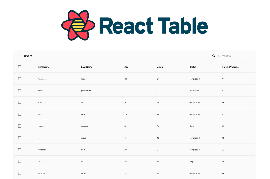 React Table