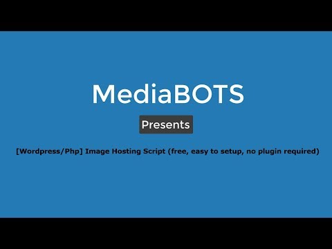 [Wordpress/Php] Image Hosting script or theme (Free)