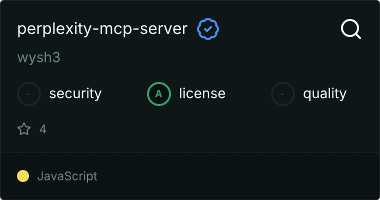 advance perplexity mcp server