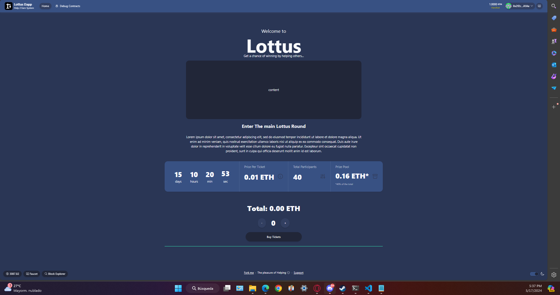 Basic Layout For Lottus