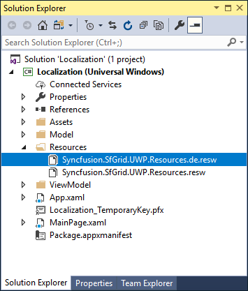 UWP Localization using .resw file