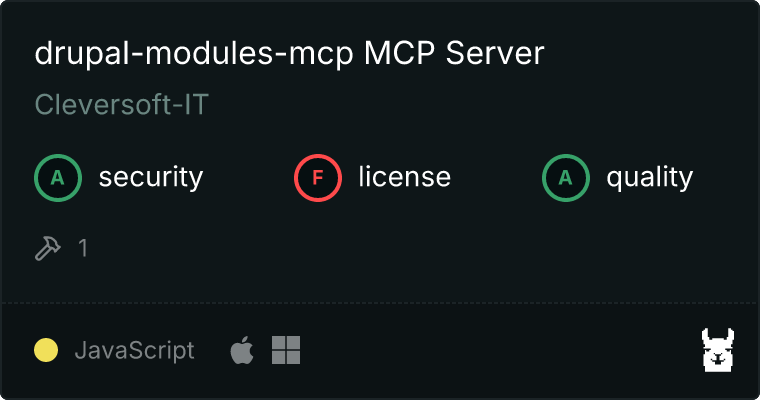 drupal-modules-mcp Server MCP server