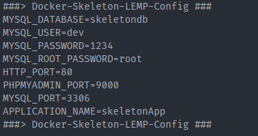 Modify the .env environment variables as you please.