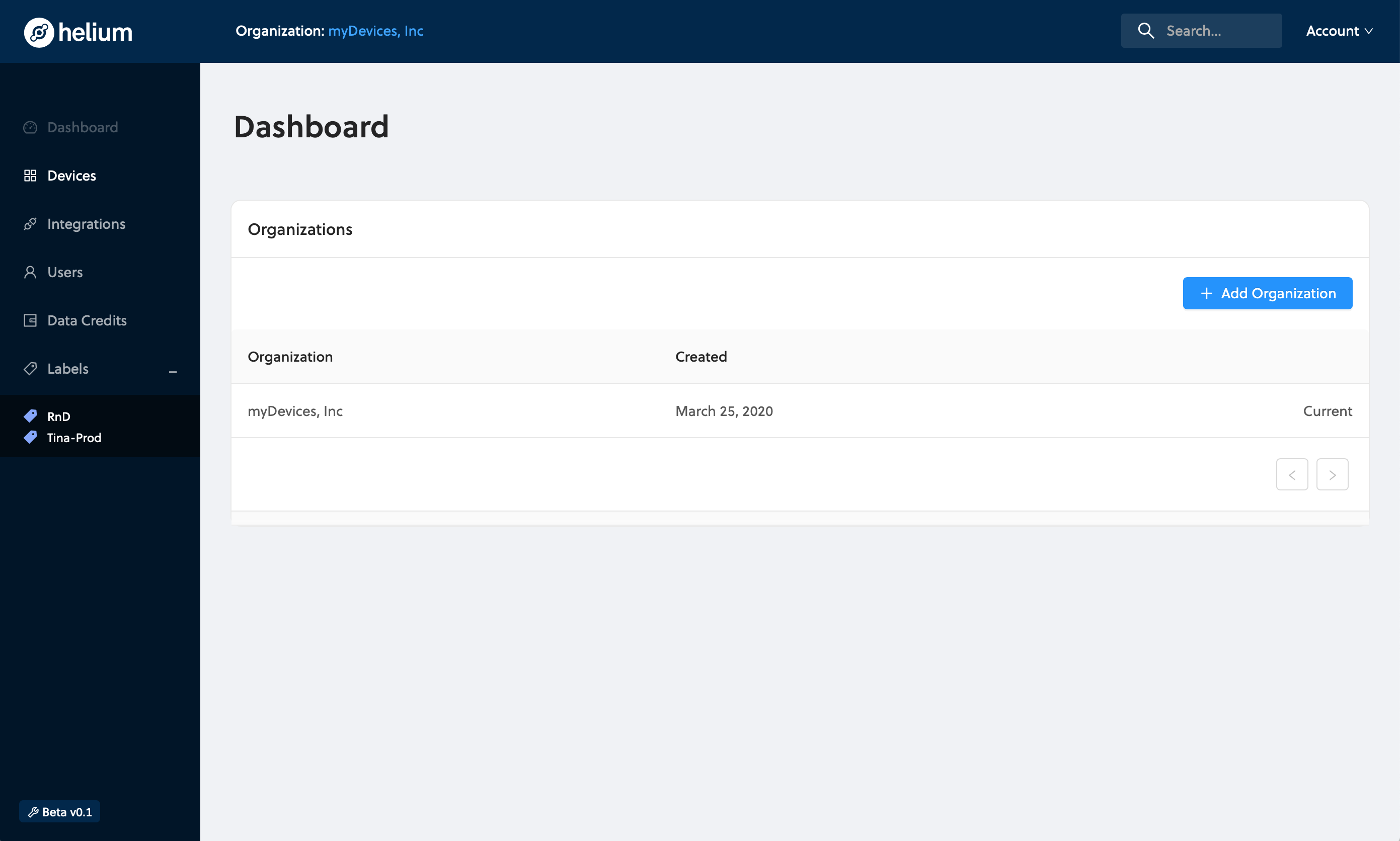 Helium Dashboard