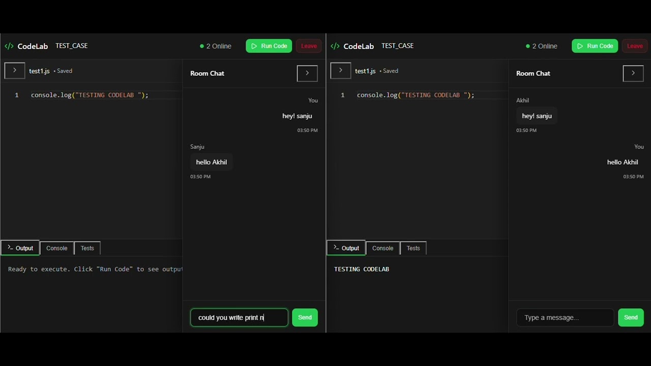 CodeLab Demo