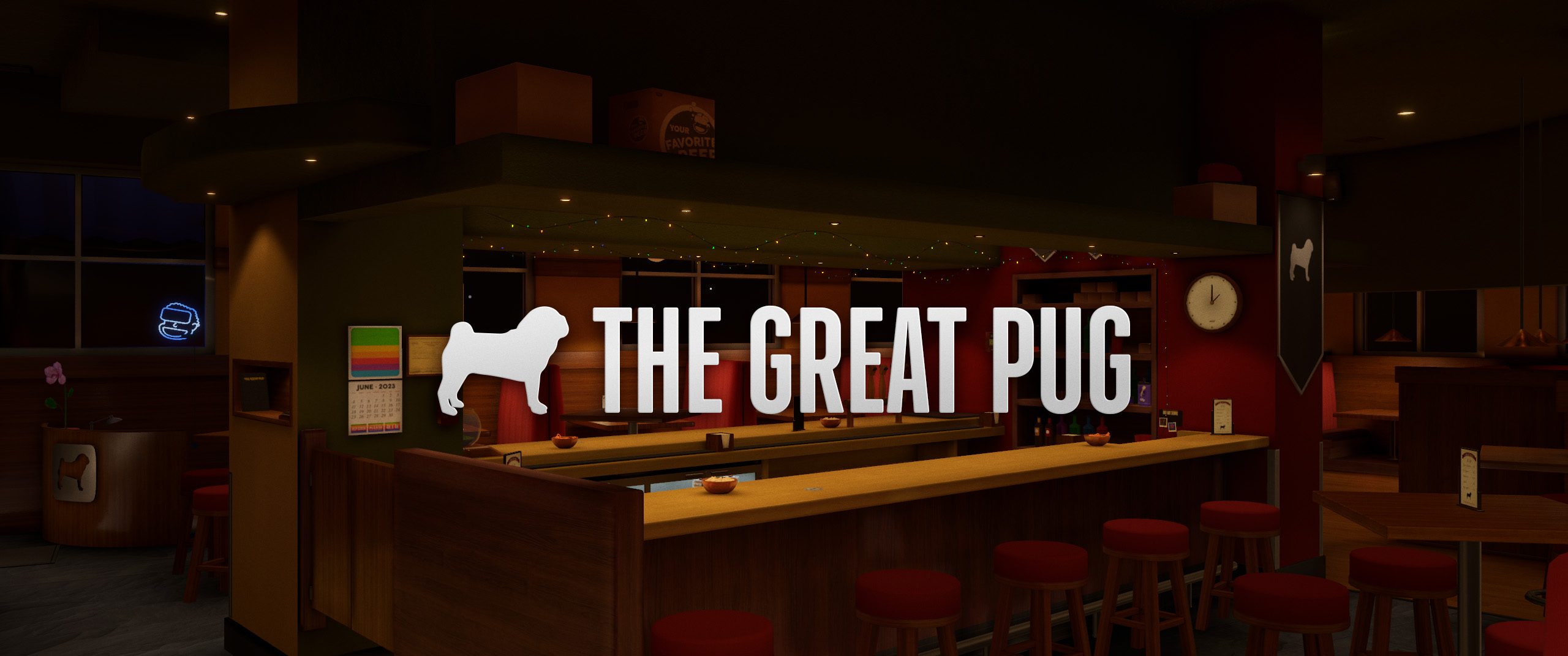 The Great Pug - Main bar area