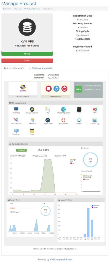 View to manager your VPS