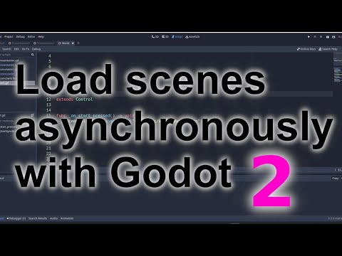 Loading scenes asynchronously in Godot