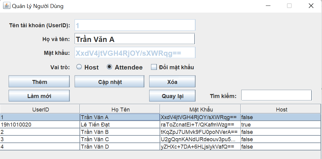 User Management Update