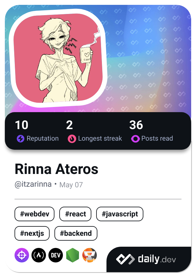 Rinna Ateros's Dev Card