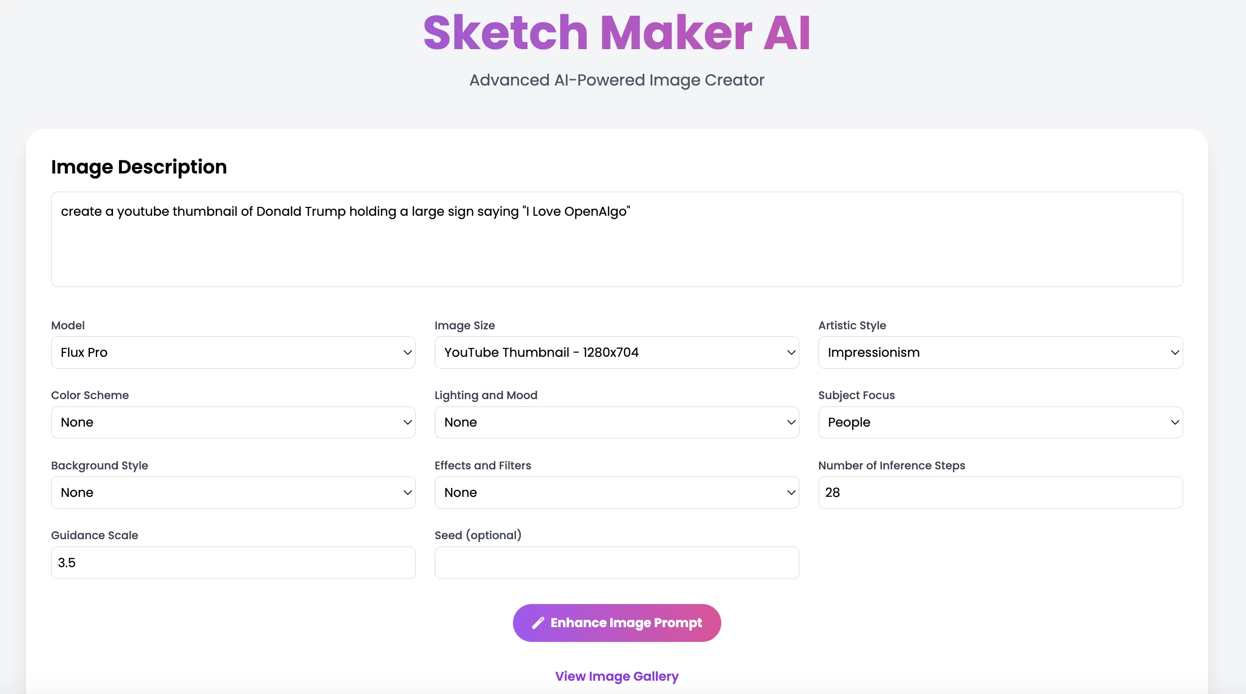 SketchMaker AI Preview