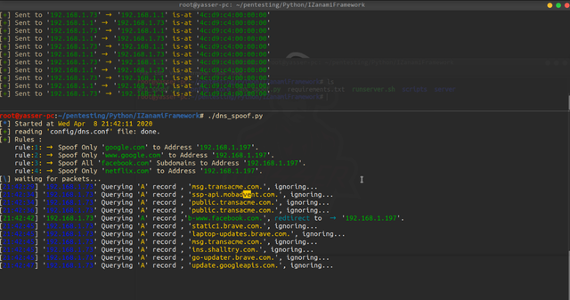 ARP_SPOOFING_and_DNS_SPOOFING