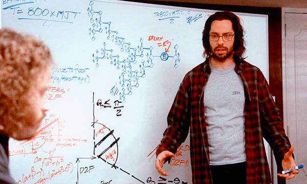 Coding at the whiteboard - from HBO's Silicon Valley
