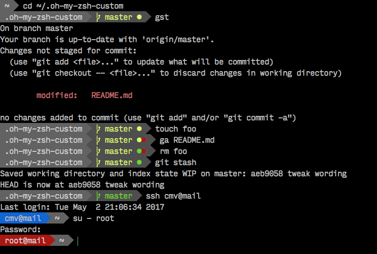 sample of cviebrock.theme for oh-my-zsh