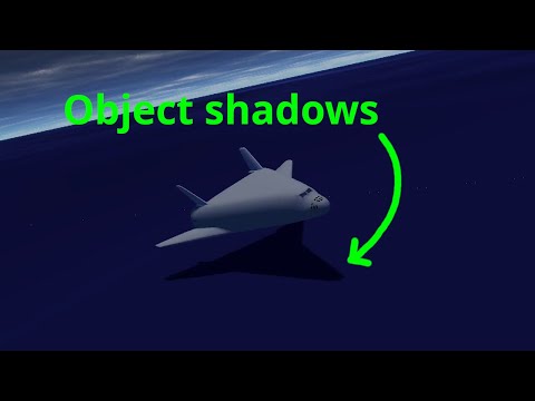 Object shadows on ground