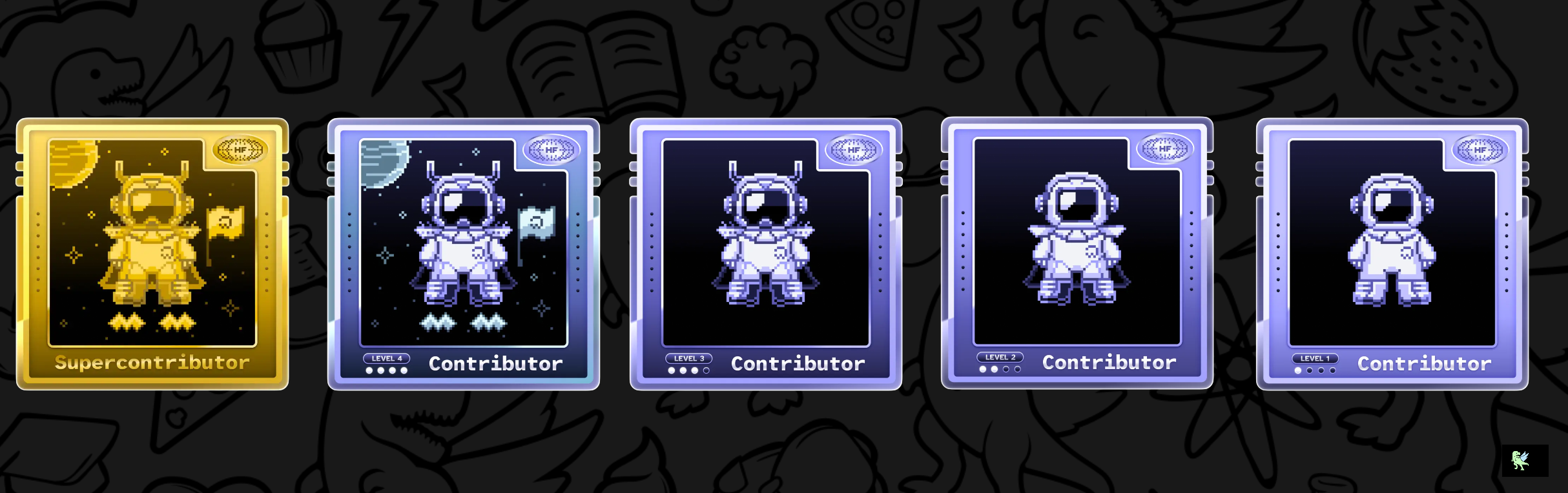 An image of @vinyasbharadwaj's Holopin badges, which is a link to view their full Holopin profile