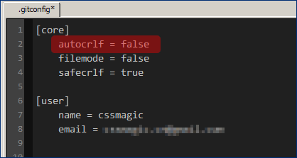 first-trap-on-github-autocrlf-gitconfig