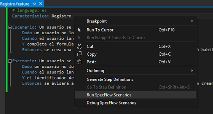 Run Scenarios