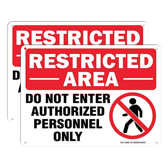 restricted-area-do-not-enter-authorized-personnel-only-sign-2-pack-10-x-7-inches-rust-free-040-alumi-1