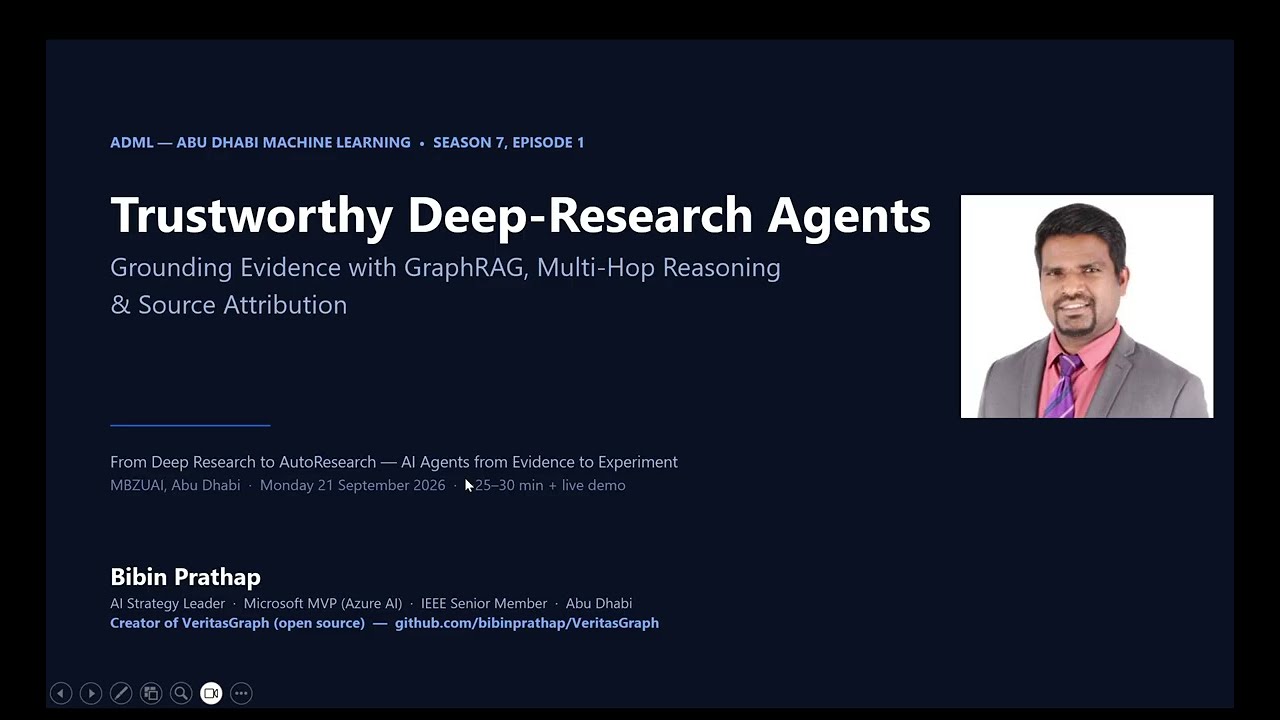 Building Auditable Deep-Research Agents — Live at MBZUAI