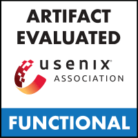 USENIX Association artifact functional badge