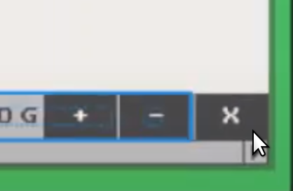 close/minimize/maximize/add buttons