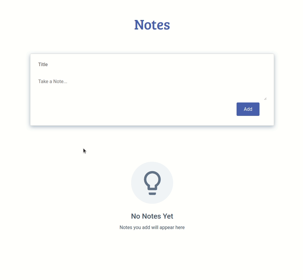 notes app output