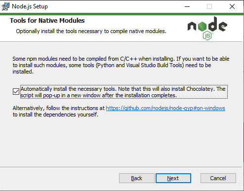 Node.js Build Tools