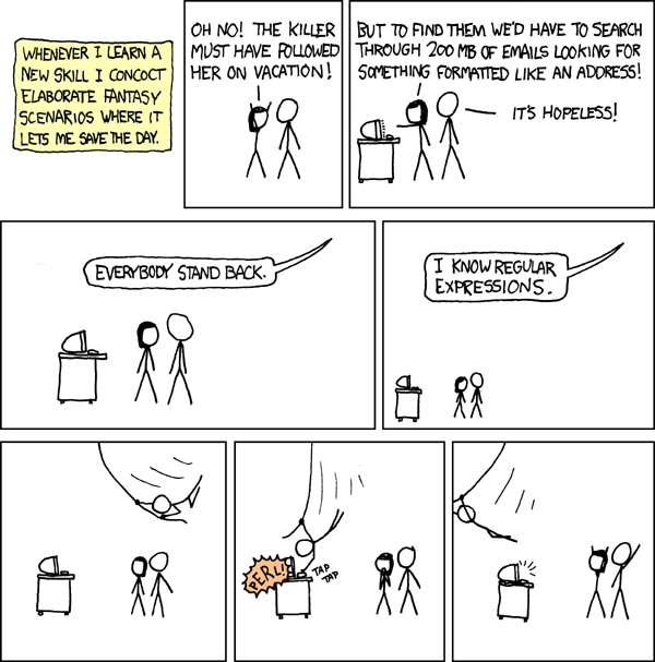 Regular expression xkcd comic