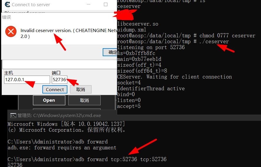 ceserver connection error · Issue #2050 · cheat-engine/cheat-engine ...