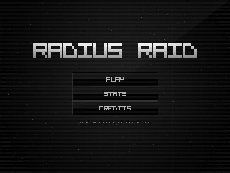 Radius Raid Menu