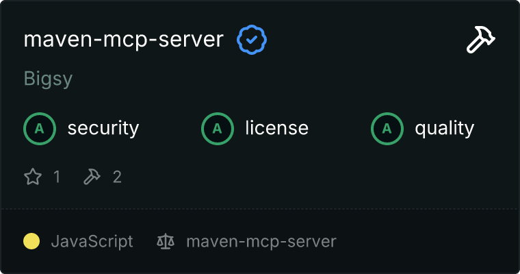 maven-mcp-server MCP server