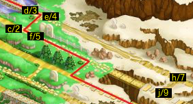 Gourmet Race Map H Path