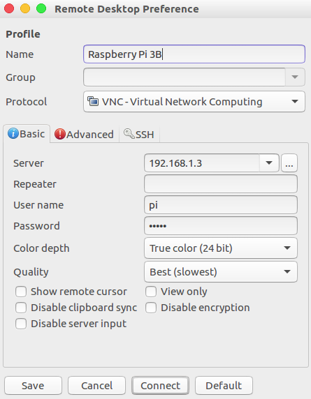 VNC Connection