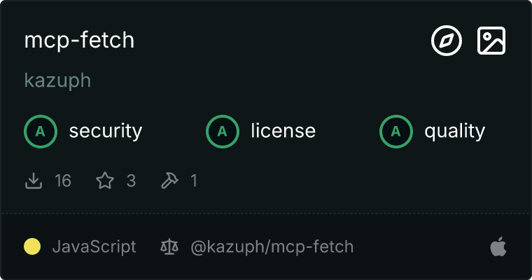 @kazuph/mcp-fetch MCP server