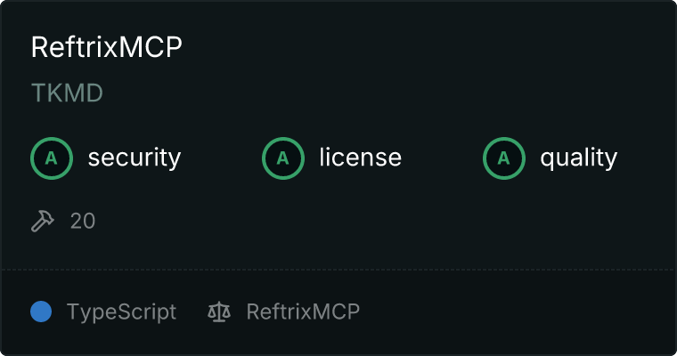 ReftrixMCP MCP server