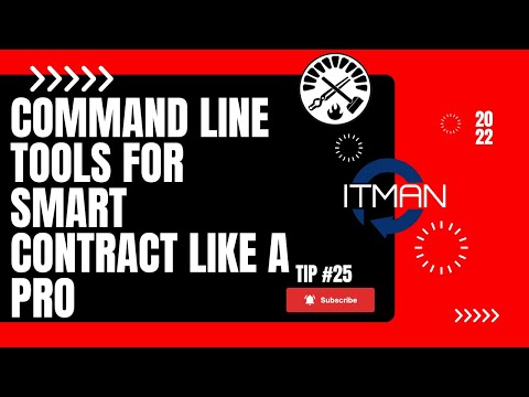 ITMan - Tip #25 - Command line tools for smart contract like a PRO [Vietnamese]