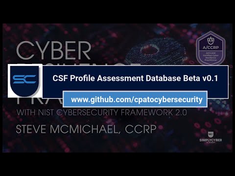 CSF Profile Assessment Tool Demo