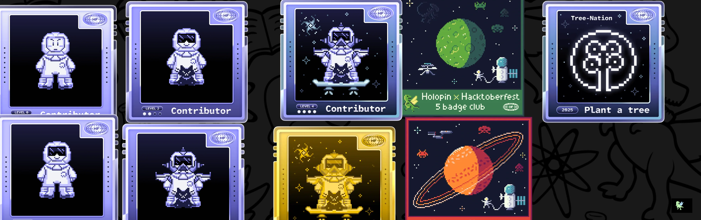 An image of @manu77211's Holopin badges, which is a link to view their full Holopin profile