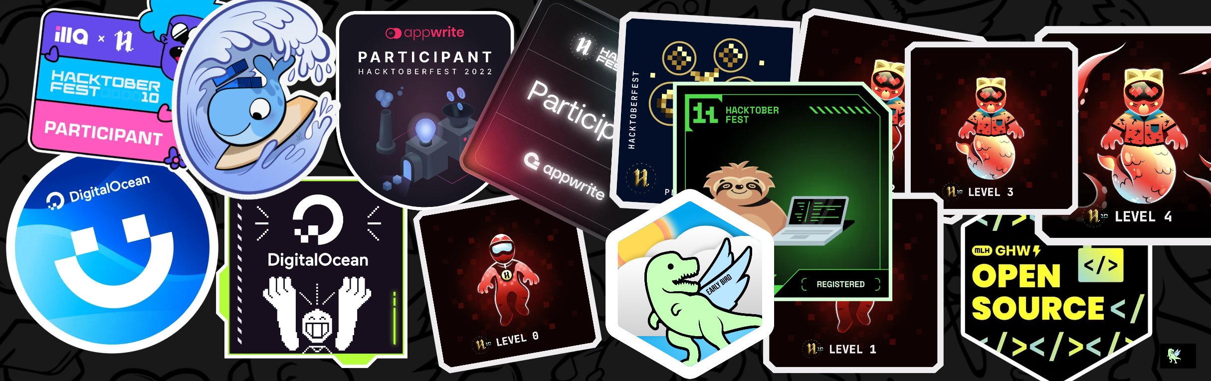 An image of @sagarsingh1's Holopin badges, which is a link to view their full Holopin profile