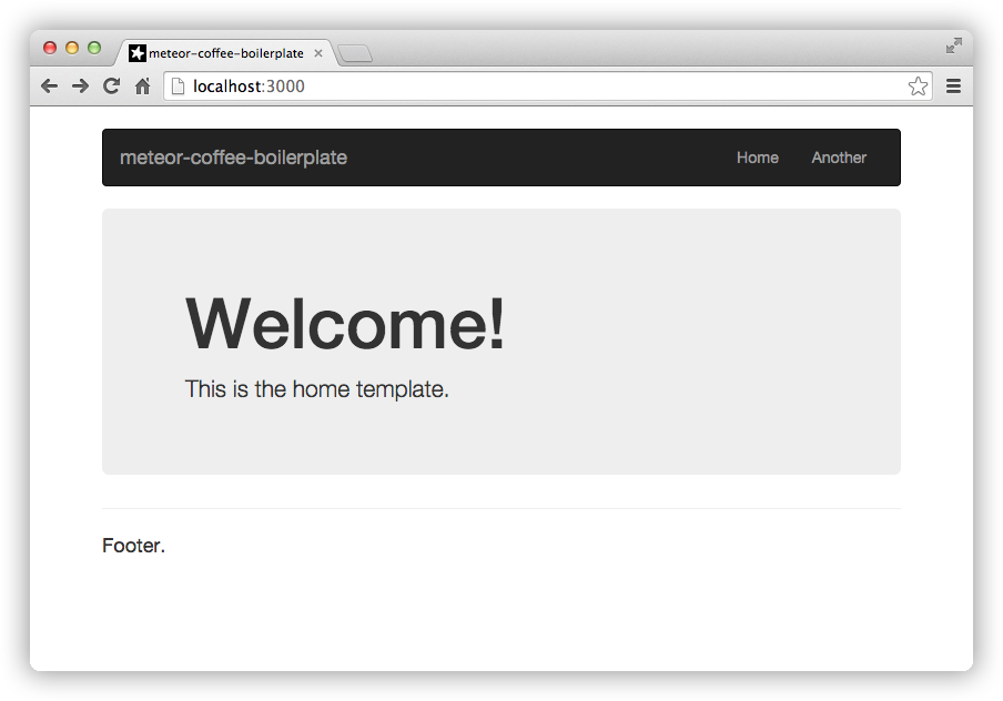 meteor-coffee-boilerplate screenshot