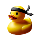 SneakyClean Ninja Duck