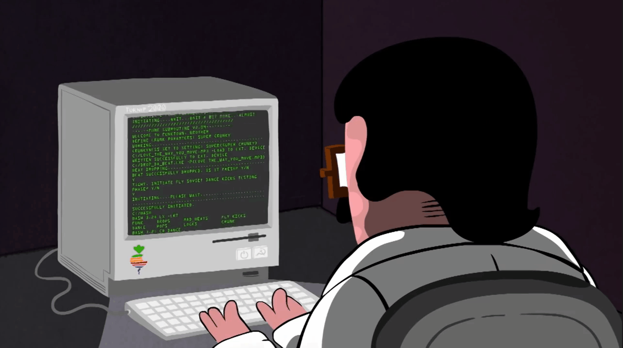 Programmer coding