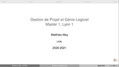 Introduction au génie logiciel