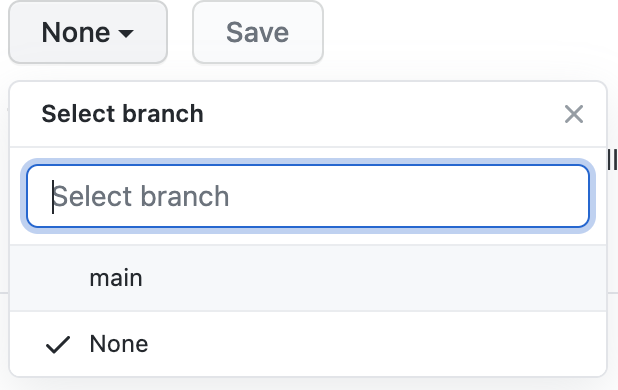 select branch